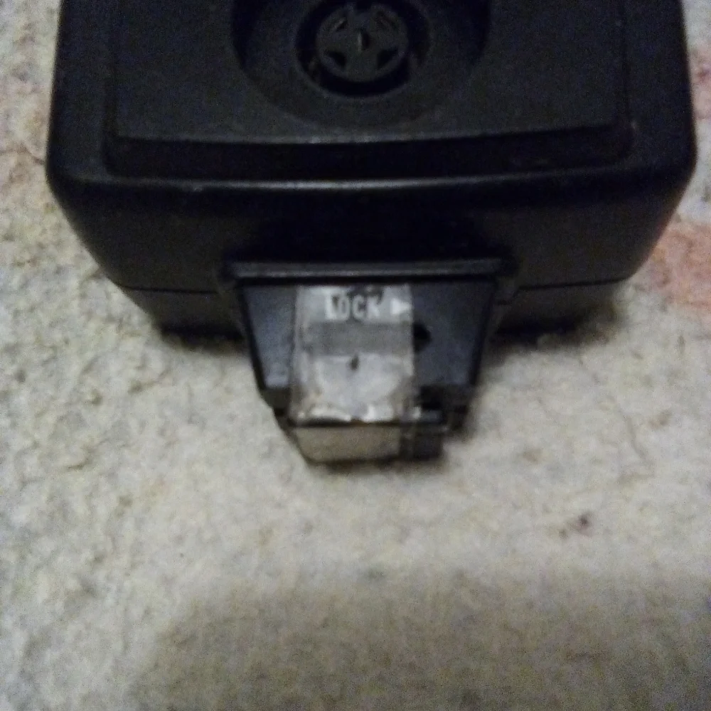Vintage Black Vivitar Auto Thyristor 283 Photoflash Shoe Mount No Cord Untested